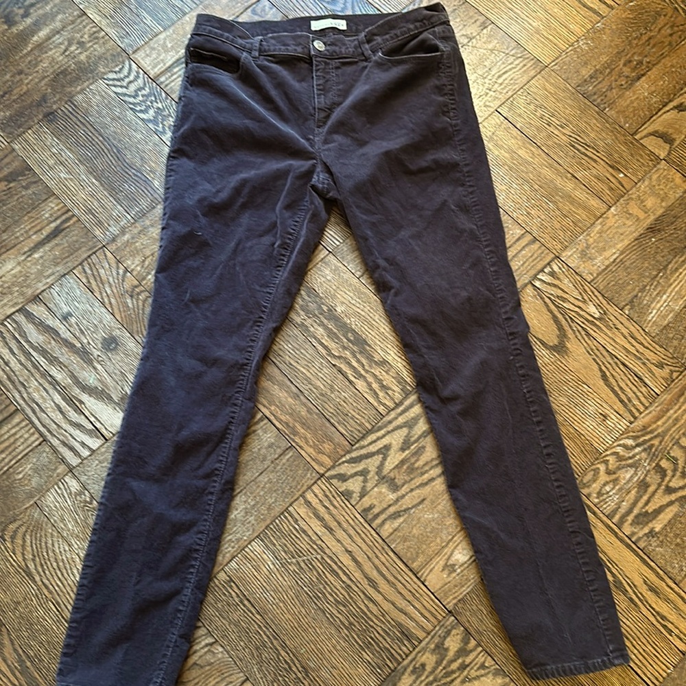 Ann Taylor Loft size 30/10 black corduroy pants.